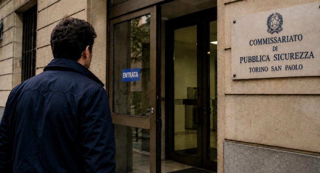 Verbale di identificazione presso la polizia giudiziaria